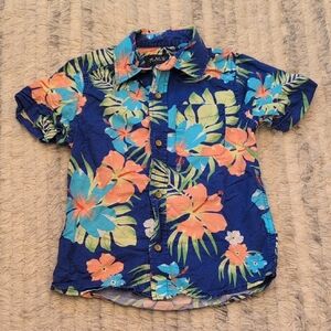 The Children's Place Tropical Floral Button Down Shirt